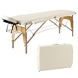 Panana Massageliege 2 Zonen Mobile Massagetisch Klappbar Tragebares...