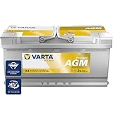 VARTA Automotive DYNAMIC AGM (A4) 12V 105Ah 950A - Nassbatterie für...