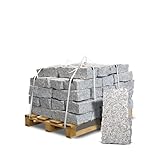 Granitmauerstein Granit Bord Rand Kante Palisade Stein Gehweg Straße Natur...