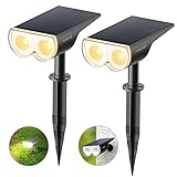 Linkind LED Solarlampen StarRay, Dusk to Dawn Licht Sensorik Solarleuchte,...