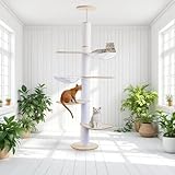 Katzenbaum Deckenhoch – 5-stöckiges Katzenkletter-Aktivitätszentrum mit...