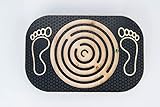 Balanceboard mit Labyrinth, Holz Balance Board, Wackelbrett, Board für...