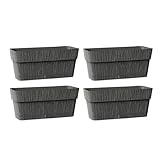 Kigima Blumenkasten Pflanzenkasten Blumengefäß 4er-Pack...