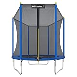 Ultrasport Gartentrampolin Uni-Jump, Kindertrampolin, Ø 183 cm, Trampolin...