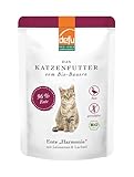 defu Katzenfutter | 12 x 85 g | Bio Ente Harmonie Nassfutter | Premium Bio...