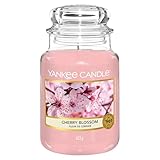 Yankee Candle Duftkerze im Glas (groß) | Cherry Blossom | Brenndauer bis...