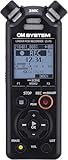 OM SYSTEM LS-P5 Hi-Res Audiorekorder mit TRESMIC II 3-Mikrofonsystem,...