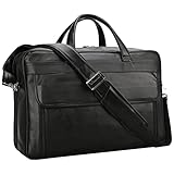 TIDING Aktentasche Herren Leder Business Tasche Laptoptasche 17 Zoll...