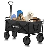 Juskys Bollerwagen 100 kg Tragkraft - Transportwagen faltbar - Einkaufen,...