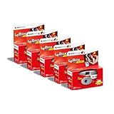 AGFA Photo 601020 LeBox Flash, Einwegkamera, 27 Fotos, optisches Objektiv...