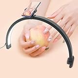 XDRGOOIUY Nagel-Schreibtischleuchte, 20 W Halbmond-Schreibtischlampe,...