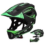 Fahrradhelm Kinder Helm Fullface Abnehmbar Unisex 52-58cm Children's Helmet...