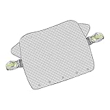 Generisch Windshield Cover - Magnetic Heavy Duty Foldable Protector for...