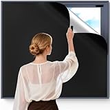 RCHYFEED Verdunklungsrollo ohne Bohren, 200 x 145 cm Fenster Verdunkelung...