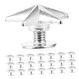 ARTIBETTER 50 Stück DIY Punk Stile Stern Nieten für Kleidung Robuste...