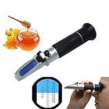 Starall Refraktometer Honig Imker Wasser Zuckergehalt Brix 58-92% Wasser...