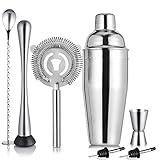 ETENS Cocktail Shaker Set Edelstahl & Bar Set, Barkeeper Kit Mixology Drink...