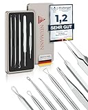 NEUMANN® Mitesserentferner-Set (rostfreier Edelstahl) zum entfernen von...