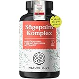 Sägepalm Komplex - 120 Kapseln - Sägepalmextrakt, Kürbiskernextrakt,...