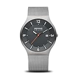 BERING Herren Uhr Solar Movement - Solar Collection mit Edelstahl und...