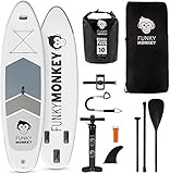 FUNKY MONKEY® Stand Up Paddling Board | 320 cm x 81 cm x 15 cm | SUP Board...