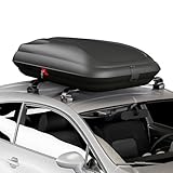 COSTWAY 250L Dachbox Auto, Dachkoffer abschießbar mit Zentralverriegelung,...