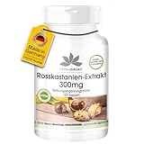 Rosskastanienextrakt Kapseln - 300mg pro Kapsel - 120 Kapseln - hochdosiert...