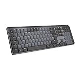 Logitech MX Mechanische kabellose beleuchtete Performance-Tastatur, Taktile...