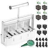 Handgehaltener Erdballenpresse 5,1cm, Erdballenpresse Mit Samenpflanzer,...
