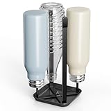 Josmimic Flaschenhalter für SodaStream – 4er Abtropfhalter aus Metall...
