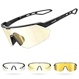 Lamicall Fahrradbrille Herren, Schnelle Brille Damen - [3S Selbsttönend]...