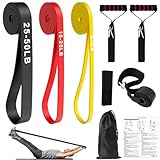 Fitnessbänder, Resistance Bands Set mit 3 Widerstandsstufen, Inklusive...