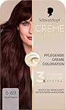 Schwarzkopf Creme Supreme Coloration 5-69 Violettbraun (182 ml), dauerhafte...