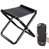 Vimmvid Camping Hocker Tragbarer Klapphocker faltbar, Mini-Falthocker...