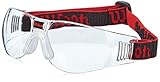 Wilson Squash-Brille, Omni Squash, Unisex, Schwarz/Rot, ZC1505