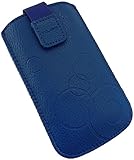 Handyschale 24 Slim Case für HTC Desire 12s Handytasche Blau Schutzhülle...