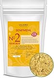 Saliamo | 250g Senfpulve, Senfmehl, Senfkörner gemahlen, teil entöltest...