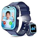 Baolubao Smartwatch Kinder mit SIM-Kartensteckplatz & Unterstützt 4G,...