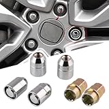 4Pcs M12x1.5 Radmutter Öse aus legiertem Stahl Diebstahlsicherung...