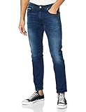 Replay Herren Jeans Grover Straight-Fit mit Power Stretch, Medium Blue 009...