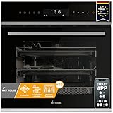 KKT KOLBE | Einbaubackofen 60 cm | 70L | 2,8kW | Drehspieß | Air Fry...