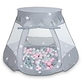 Selonis Baby Spielzelt Mit Plastikbällen Zelt 105X90cm/100 Bälle...