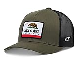 Alpinestars Herren Cali 2.0 Baseball Cap, Military Green/Black,...