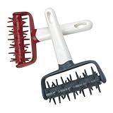 Milisten 2 Stück Pizzateig Docker mit Holzgriff Antihaftbeschichteter...