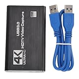 4K Video Capture Card, HD Multimedia -Schnittstelle zu USB 3.0 mit Loop Out...