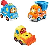 Vtech 80-242174 TUT Baby Flitzer - 3er Set Baustellenfahrzeuge...