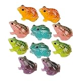 IMIKEYA 10 Stück Teiliges Froschfiguren aus Resin Dekorative...