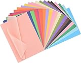 eLander Seidenpapier 300 Blatt A4 bunt 20 Farben, 16 g/m Transparentpapier...