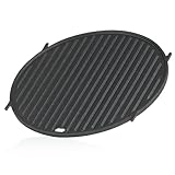 BBQ-Toro Gusseisen Grillplatte Ø 30 cm | Plancha Grillplatte für...