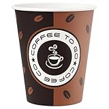 1000 Stk. Kaffeebecher Topline, 'Coffee to go', Pappe beschichtet, 8oz.,...
